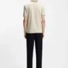 Slim-Fit-Poloshirt mit Kontraststreifen aus merzerisierter Baumwolle Slim-Fit-Poloshirt mit Kontraststreifen aus merzerisierter Baumwolle