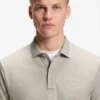 Slim-Fit-Poloshirt mit Logo-Patch aus Stretch-Baumwolle