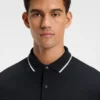 Slim-Fit-Poloshirt mit Logo-Patch aus Stretch-Baumwolle