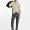 Slim-Fit-Poloshirt mit Logo-Patch aus Stretch-Baumwolle
