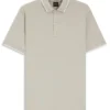 Slim-Fit-Poloshirt mit Logo-Patch aus Stretch-Baumwolle