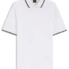 Slim-Fit-Poloshirt mit Logo-Patch aus Stretch-Baumwolle