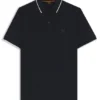 Slim-Fit-Poloshirt mit Logo-Patch aus Stretch-Baumwolle