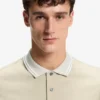 Slim-Fit-Poloshirt mit Streifenbesatz aus merzerisierter Baumwolle Slim-Fit-Poloshirt mit Streifenbesatz aus merzerisierter Baumwolle