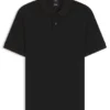 Slim-Fit-Poloshirt mit Streifenbesatz aus merzerisierter Baumwolle