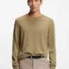 Slim-Fit-Pullover aus Merinowolle Slim-Fit-Pullover aus Merinowolle