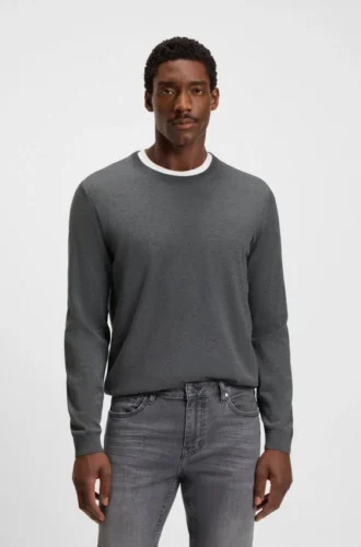 Slim-Fit-Pullover aus Merinowolle