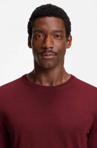 Slim-Fit-Pullover aus Merinowolle
