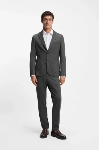 Slim-Fit-Sakko aus Performance-Stretch-Material