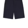 Slim-Fit-Shorts aus merzerisierter Stretch-Baumwolle