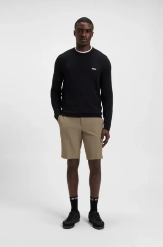 Slim-Fit-Shorts aus wasserabweisendem Stretchstoff