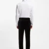Slim-Fit-Smokinghose aus Baumwollsamt