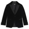 Slim-Fit-Smokingjacke aus Baumwollsamt