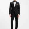 Slim-Fit-Smokingjacke aus Serge aus Schurwolle