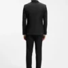 Slim-Fit-Smokingjacke aus Serge aus Schurwolle
