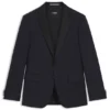 Slim-Fit-Smokingjacke aus Serge aus Schurwolle