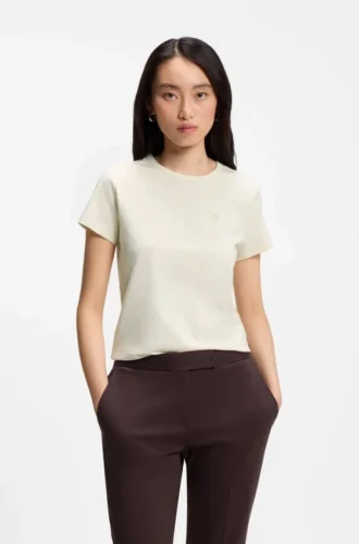 Slim-Fit-T-Shirt aus Baumwolljersey mit Double-B-Monogramm