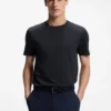 Slim-Fit-T-Shirt aus merzerisierter Baumwolle Slim-Fit-T-Shirt aus merzerisierter Baumwolle