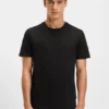 Slim-Fit-T-Shirt aus merzerisierter Baumwolle Slim-Fit-T-Shirt aus merzerisierter Baumwolle