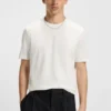 Slim-Fit-T-Shirt aus merzerisierter Baumwolle Slim-Fit-T-Shirt aus merzerisierter Baumwolle