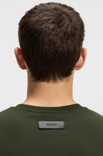 Slim-Fit-T-Shirt aus merzerisierter Baumwolle