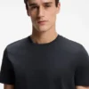 Slim-Fit-T-Shirt aus merzerisierter Baumwolle Slim-Fit-T-Shirt aus merzerisierter Baumwolle