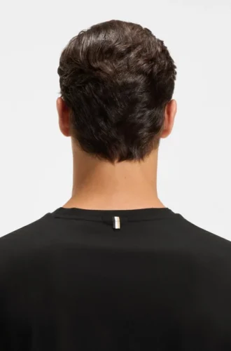 Slim-Fit-T-Shirt aus merzerisierter Baumwolle