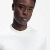 Slim-Fit-T-Shirt aus merzerisierter Baumwolle