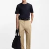 Slim-Fit-T-Shirt aus merzerisierter Baumwolle Slim-Fit-T-Shirt aus merzerisierter Baumwolle