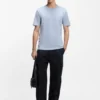 Slim-Fit-T-Shirt aus merzerisierter Baumwolle Slim-Fit-T-Shirt aus merzerisierter Baumwolle