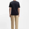 Slim-Fit-T-Shirt aus merzerisierter Baumwolle Slim-Fit-T-Shirt aus merzerisierter Baumwolle