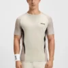Slim-Fit-T-Shirt aus Mesh-Jersey mit Colour-Blocking