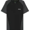 Slim-Fit-T-Shirt aus Mesh-Jersey mit Colour-Blocking