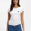 Slim-Fit-T-Shirt aus Stretch-Baumwolle mit Print