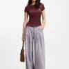 Slim-Fit-T-Shirt aus Stretch-Baumwolle mit Print