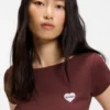 Slim-Fit-T-Shirt aus Stretch-Baumwolle mit Print