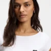 Slim-Fit-T-Shirt aus Stretch-Baumwolle mit Print