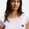 Slim-Fit-T-Shirt aus Stretch-Baumwolle mit Print
