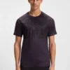 Slim-Fit-T-Shirt aus Stretch-Mesh mit Allover-Print Slim-Fit-T-Shirt aus Stretch-Mesh mit Allover-Print