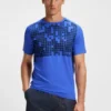 Slim-Fit-T-Shirt aus Stretch-Mesh mit Allover-Print Slim-Fit-T-Shirt aus Stretch-Mesh mit Allover-Print