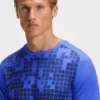 Slim-Fit-T-Shirt aus Stretch-Mesh mit Allover-Print Slim-Fit-T-Shirt aus Stretch-Mesh mit Allover-Print