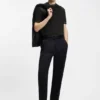 Slim-Fit-T-Shirt mit Kontraststreifen aus merzerisierter Baumwolle Slim-Fit-T-Shirt mit Kontraststreifen aus merzerisierter Baumwolle