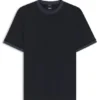 Slim-Fit-T-Shirt mit Kontraststreifen aus merzerisierter Baumwolle Slim-Fit-T-Shirt mit Kontraststreifen aus merzerisierter Baumwolle