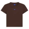 Slim-Fit-T-Shirt mit Logo-Applikation aus Stretch-Baumwolle