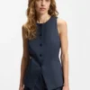 Slim-Fit-Weste aus Schurwolle