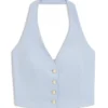 Slim-Fit-Weste mit Neckholder Slim-Fit-Weste mit Neckholder
