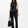 Slim-Fit-Weste mit Schößchen