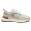 Sneaker aus Kunstwildleder mit Eidechsenprint