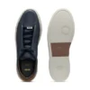 Sneaker aus Leder mit Fersenlasche aus Wildleder