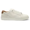 Sneaker aus Leder mit Fersenlasche aus Wildleder